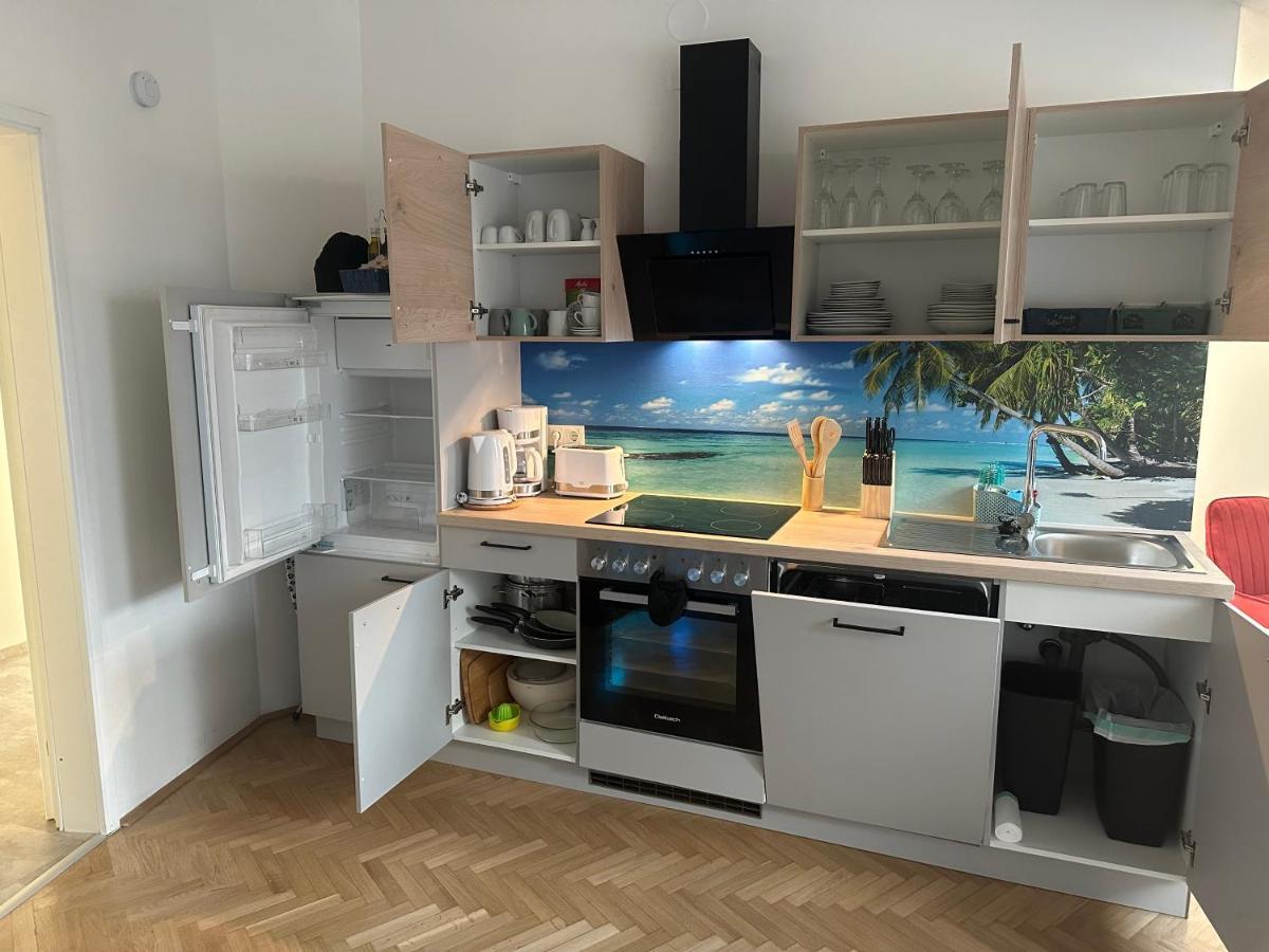 Klimatisiertes Dachgeschoss City Apartment In Zentrum Wiens 외부 사진