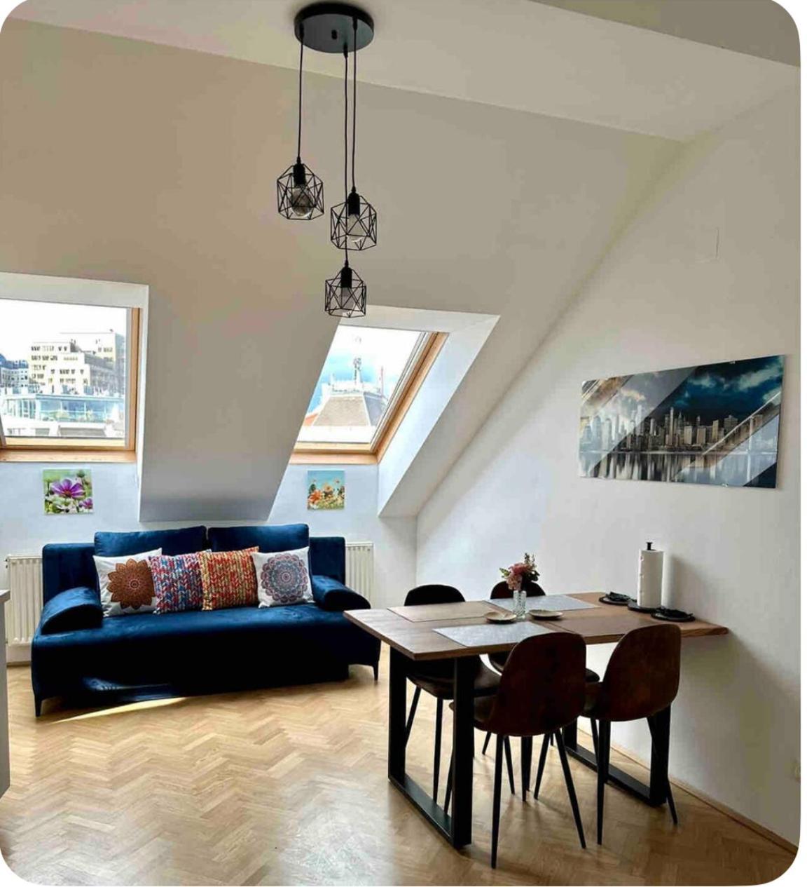 Klimatisiertes Dachgeschoss City Apartment In Zentrum Wiens 외부 사진