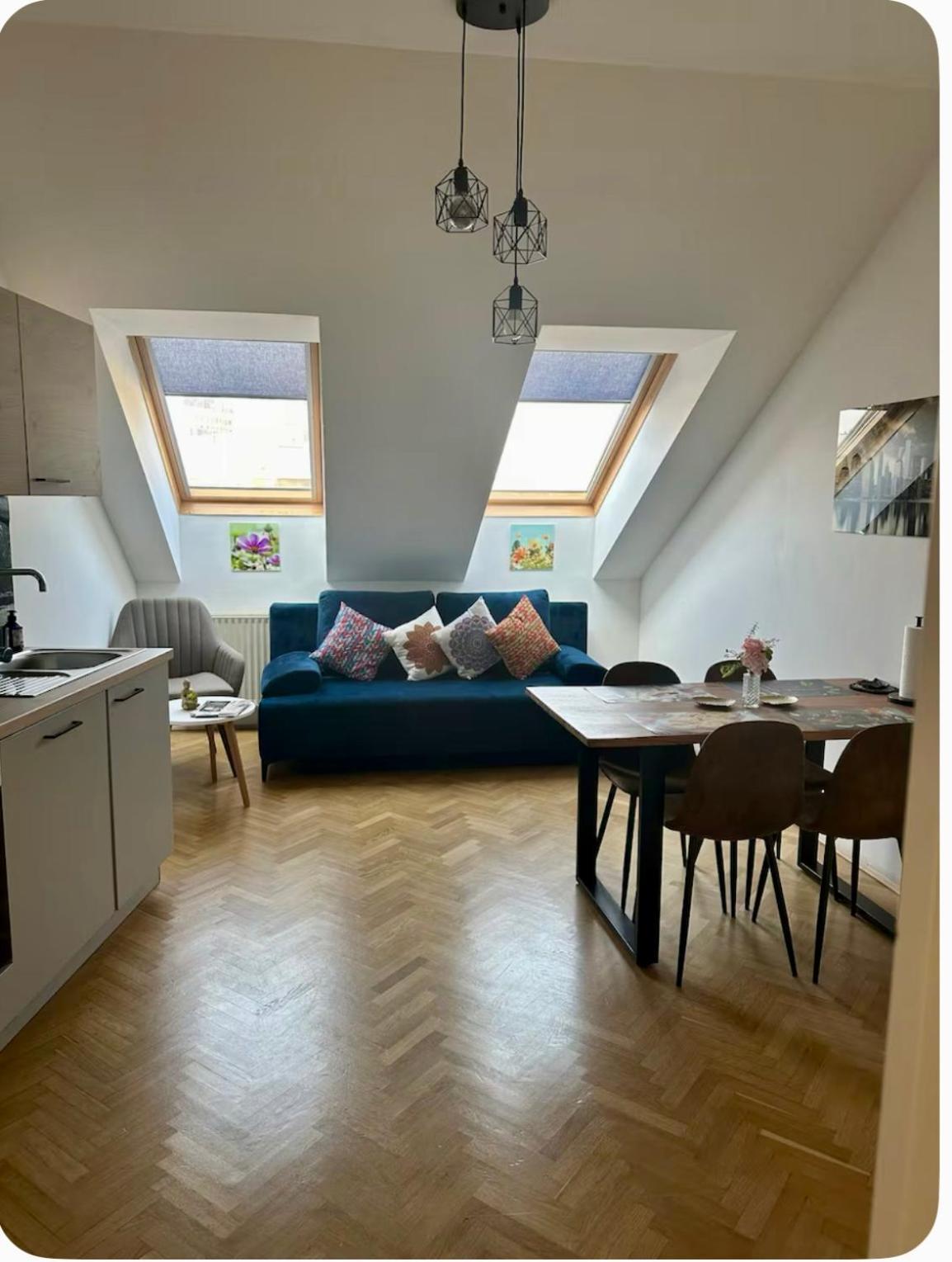 Klimatisiertes Dachgeschoss City Apartment In Zentrum Wiens 외부 사진